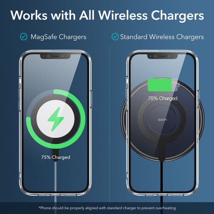 Esr Halolock sheet MagSafe Universal Magnetic Ring 2-pack Black 