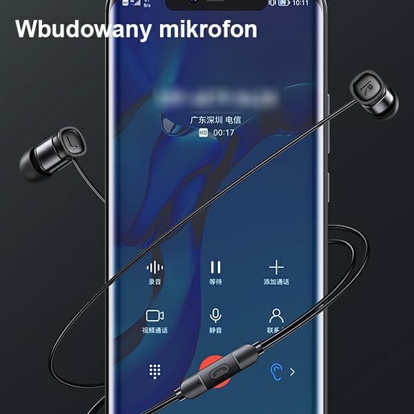 USAMS Kopfhörer EP-46 Klinke 3,5mm rot/rot 1,2m HSEP4602