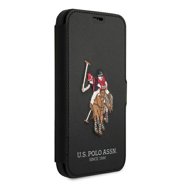 Coque US POLO Apple iPhone 12 Pro Max Polo Collection Broderie Etui noir