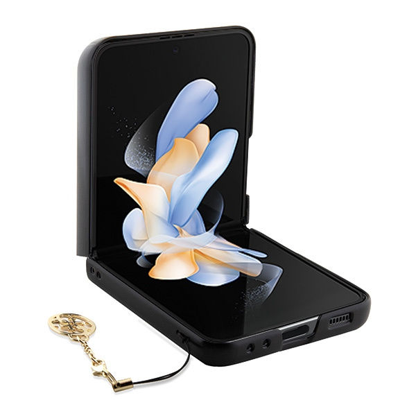 Guess GUHCZF5GF4GGR F731 Z Flip5 grigio/grigio durocase 4G Charms Collection