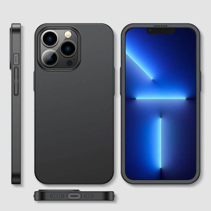 Joyroom 360 Full Case pouzdro kryt pro iPhone 13 Pro Max zadní a přední kryt + tempered Glass černý (JR-BP928 black)