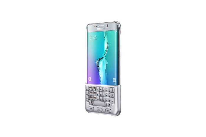  Teclado SAMSUNG Galaxy S6 Edge Plus Cubierta del teclado Plata Genuino 