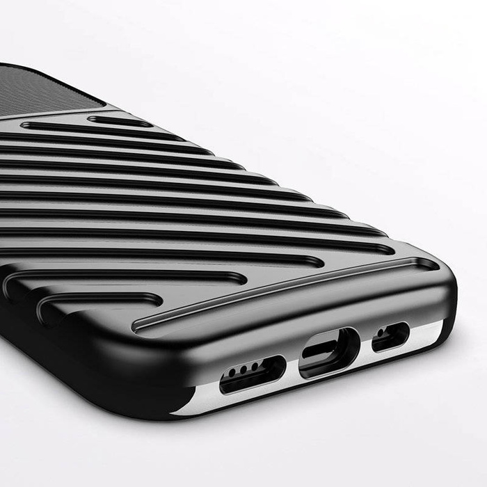 Cover corazzata flessibile Thunder Case per iPhone 13 mini nera