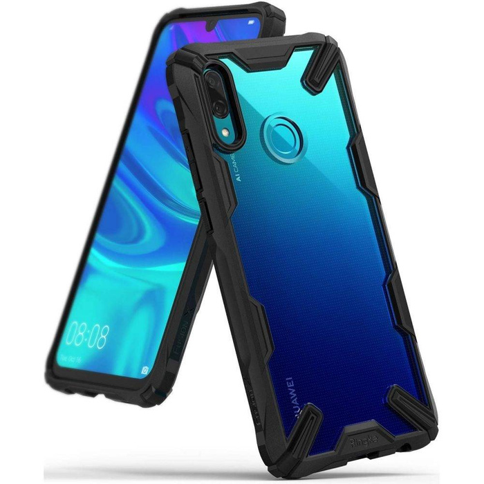 Ringke Fusion X durable PC Case with TPU Bumper for Huawei P Smart 2019 black (FXHW0011)