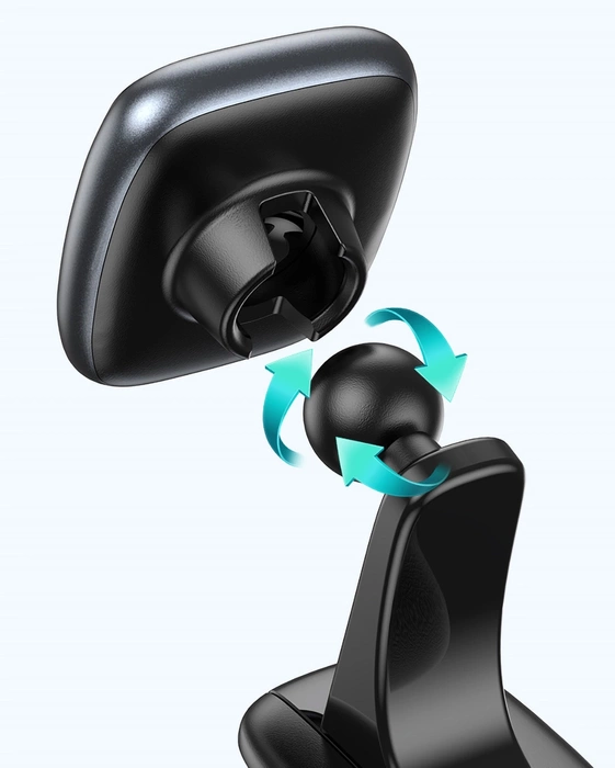 Wozinsky WUMTD Magnetischer Telefonhalter für das Armaturenbrett im Auto – Schwarz