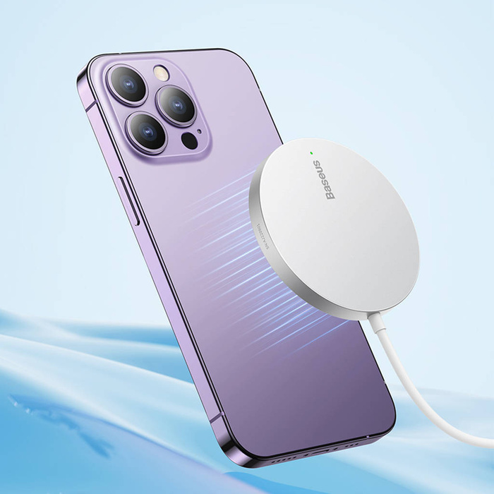 Chargeur à induction Baseus Simple Mini3 15W argent