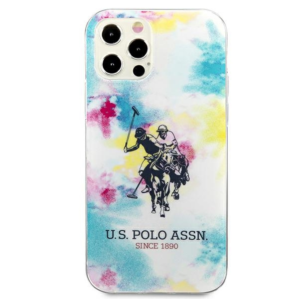 Pouzdro US POLO Apple iPhone 12 12 Pro Tie &amp; Dye Collection USHCP12MPCUSML Vícebarevné pouzdro