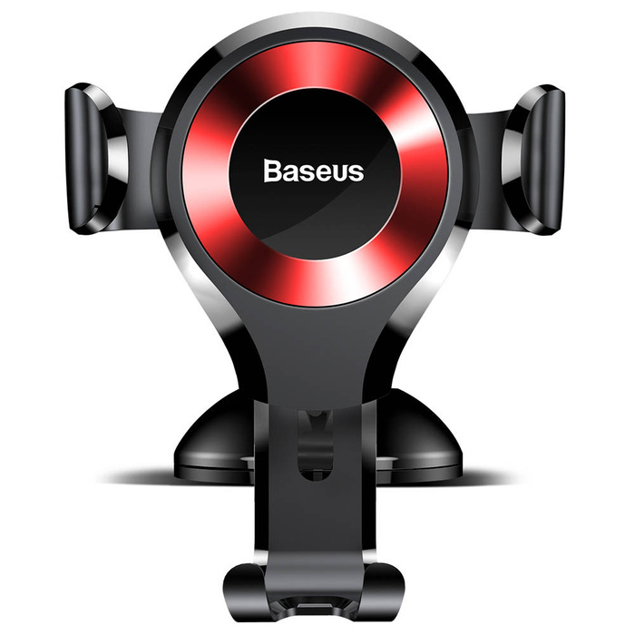 Baseus Osculum Gravity Car Mount Dashboard Windshield Phone Bracket Holder red (SUYL-XP09)