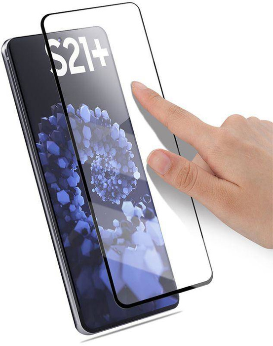 VETRO T-PHOX CP+ SAM S21+ COLLA PIENA NERA