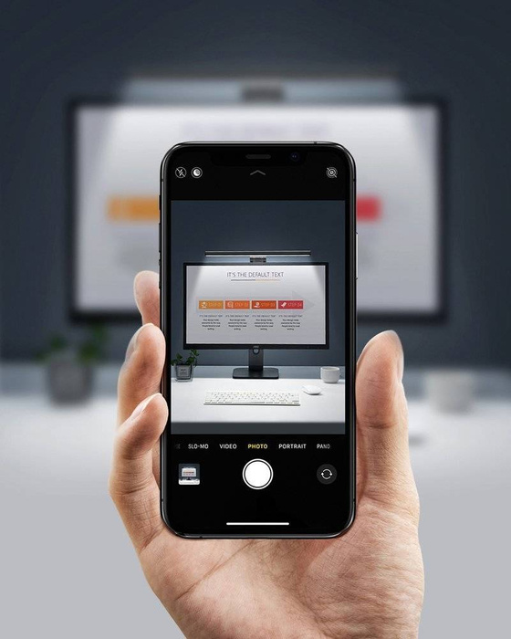 Baseus i-wok LED light for a desktop monitor screen lighting black (DGIWK-B01)