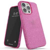 Adidas OR Protective iPhone 13 Pro / 13 6.1" Clear Case Glitter rosa/rosa 47121