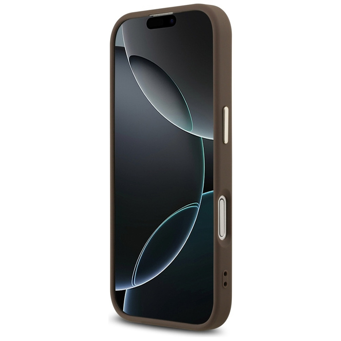 Etui Guess 4G Big 4G Classic Logo do     iPhone 17 brązowy złoty