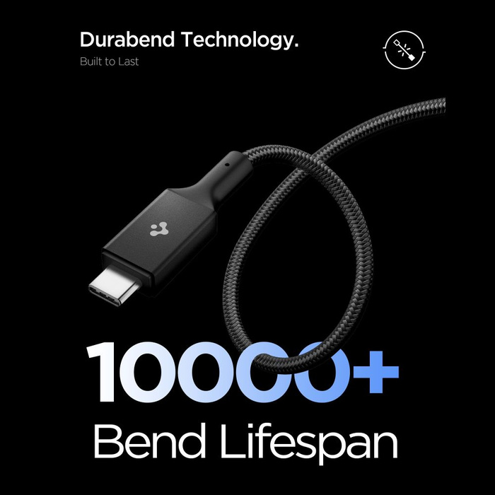 Spigen EB10015CC ESSENTIAL TYPE-C CABLE 100W 150CM BLACK