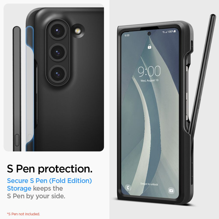 Case Spigen Thin Fit Pen Galaxy Z Fold 5 Black Case