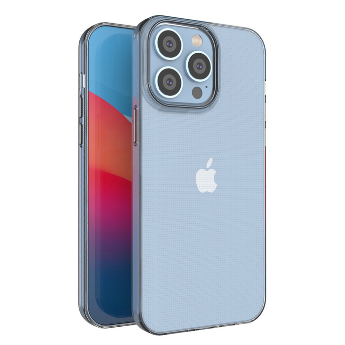 Cover in gel per iPhone 14 Pro Max ultra trasparente da 0,5 mm trasparente