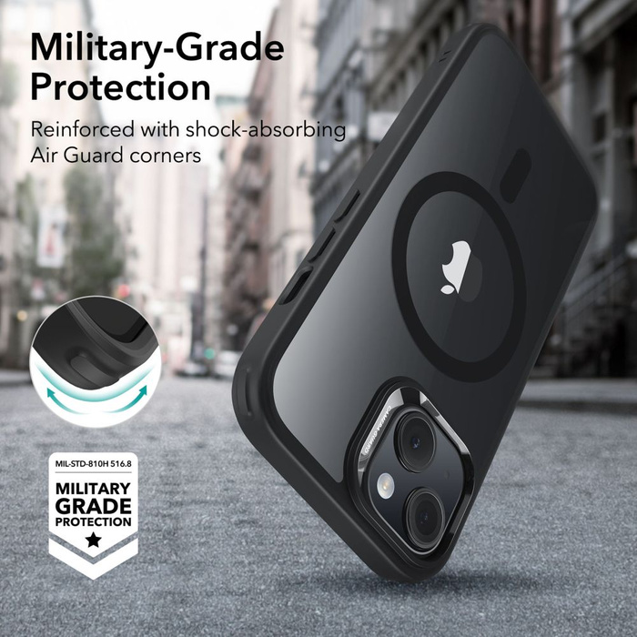 Coque Esr Ch Halolock MagSafe iPhone 15 clair/noir Case