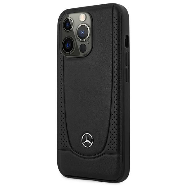 Etui Mercedes MEHCP15LARMBK iPhone 15 Pro 6.1" czarny/black hardcase Leather Urban Case