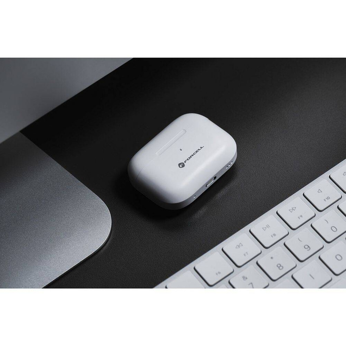 Słuchawki bezprzewodowe douszne Forcell F-Audio Master Pro TWS białe