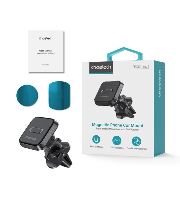 Choetech H042 magnetický držák do auta na ventilaci - černý