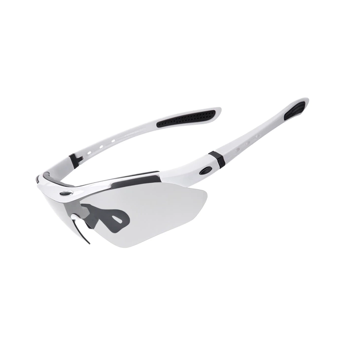 Rockbros 10002 polarisierende Fahrradbrille – weiß