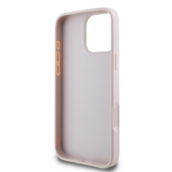 Etui Guess iPhone 16 Pro 6.3" różowe/pink hardcase 4G Big Logo