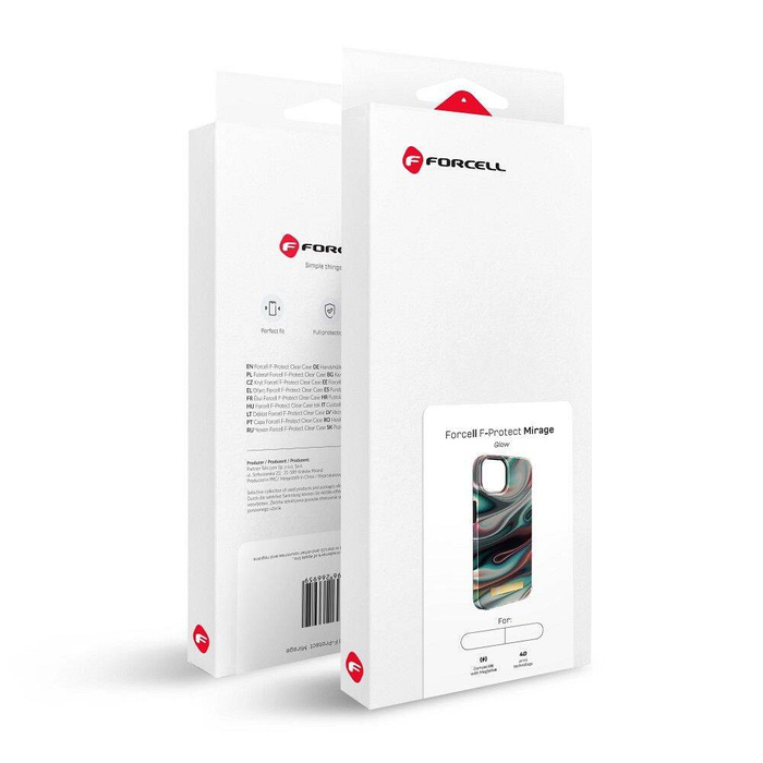 FORCELL F-PROTECT Mirage futerał kompatybilny z MagSafe do IPHONE 15 Pro Max glow