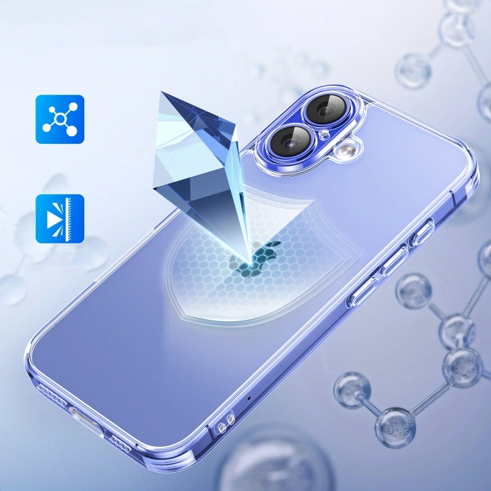 Ugreen Classy Clear Schutzhülle für iPhone 16 Plus – transparent