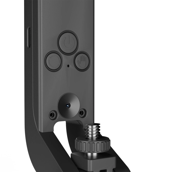 Wozinsky WST-360YS Selfie-Stick mit Stativfunktion mit 360° AI Auto Face Tracking Gestensteuerung - Schwarz