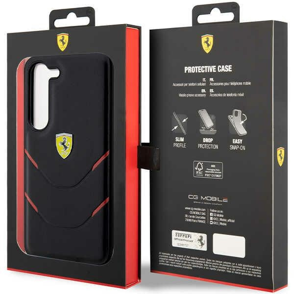 Case Ferrari FEHCS23MPBAK S23 Plus S916 black/black hardcase Hot Stamp Lines