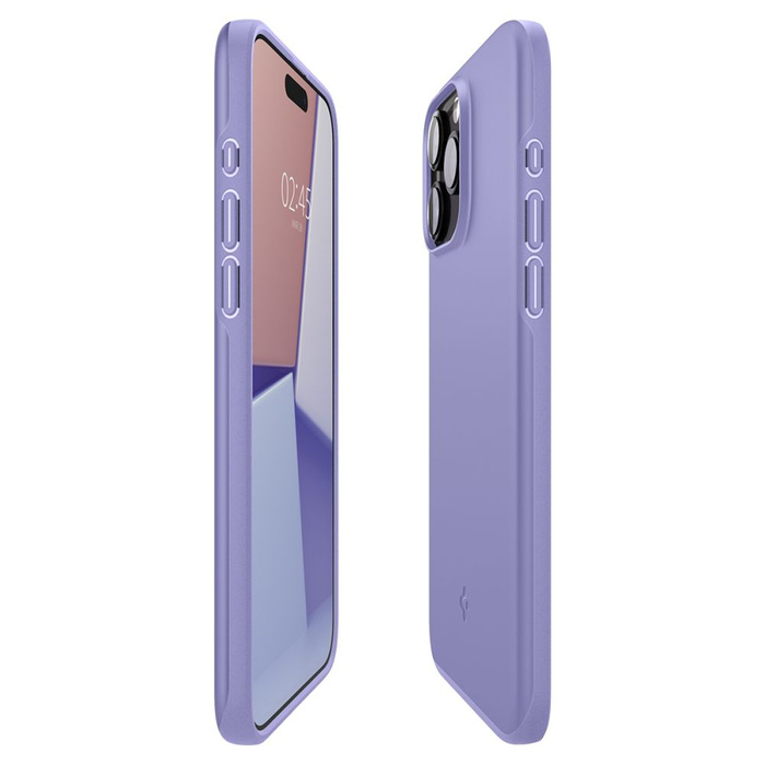 Coque iPhone 15 Pro Max Spigen Thin Fit Iris Purple