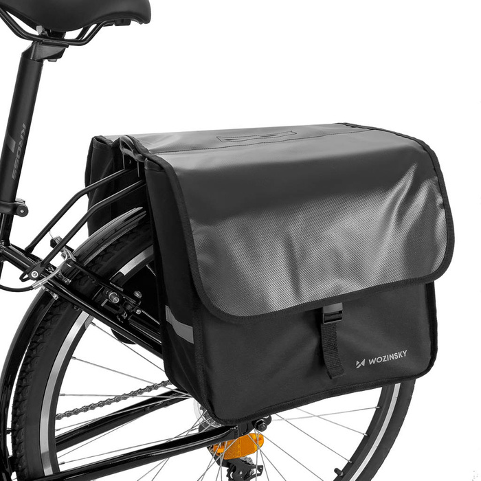 Wozinsky de bicicleta doble 28 l negro (WBB34BK)