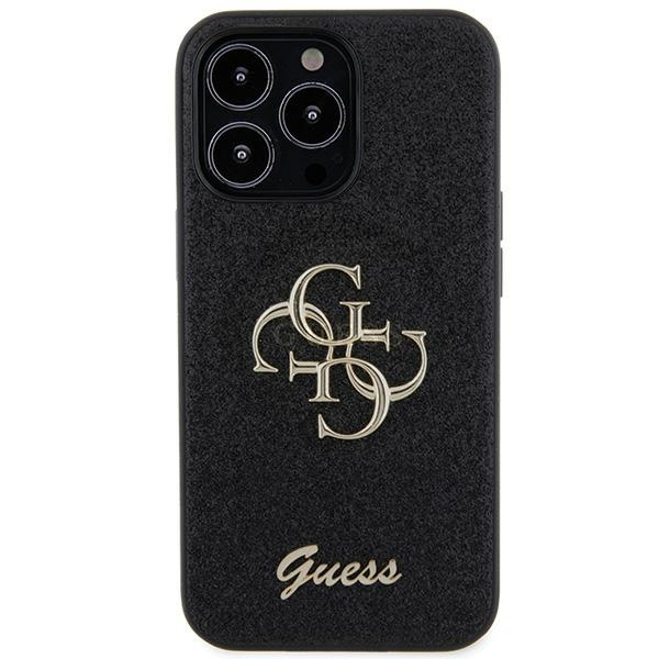Guess GUHCP13LHG4SGK iPhone 13 Pro / 13 6.1" noir/noircase Glitter Script Big 4G