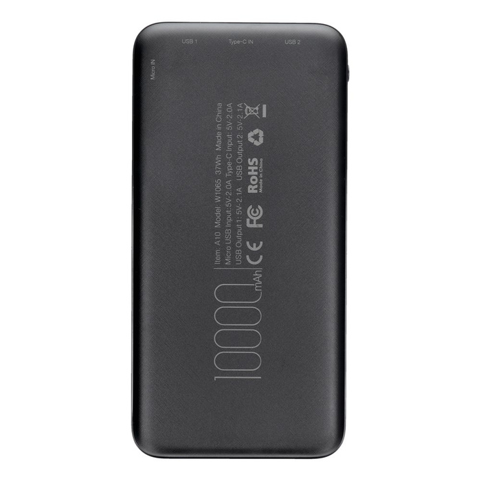 Powerbank Veger A10 (W1065) 2A 10000 mAh czarny