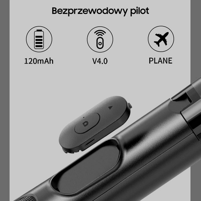  telefon USAMS Držák se stativovou lampou LED černá/černá ZB241ZJ01 (US-ZB241)