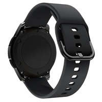 Cinturino in silicone TYS cinturino smartwatch universale 20mm nero