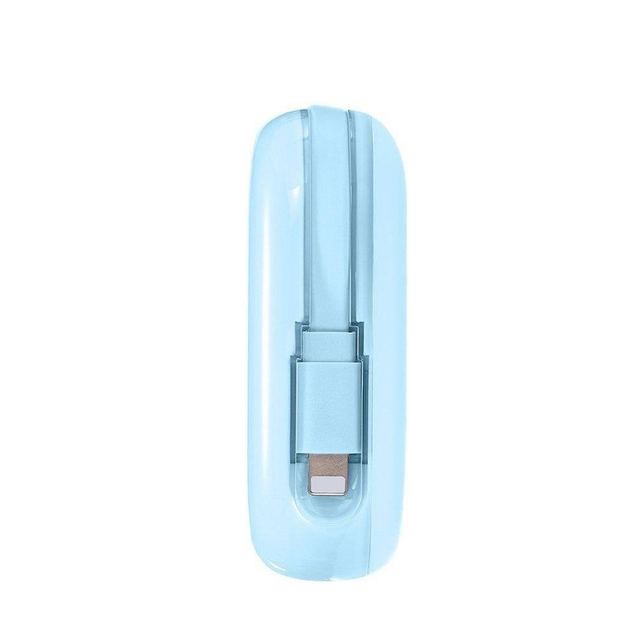 Joyroom powerbank 10000mAh Jelly Series 22.5W with built-in Lightning cable blue (JR-L003)