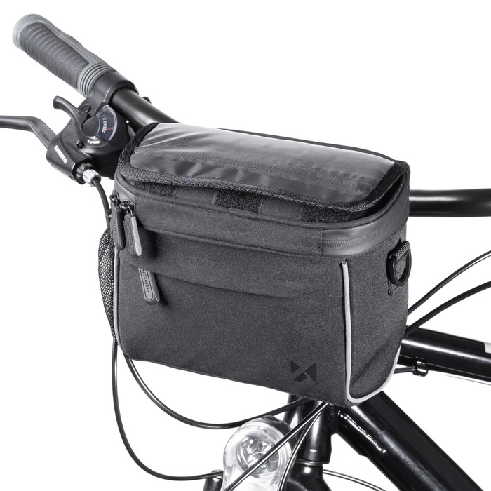 Wozinsky vélo guidon sac vélo sac à bandoulière noir (WBHBB-01)