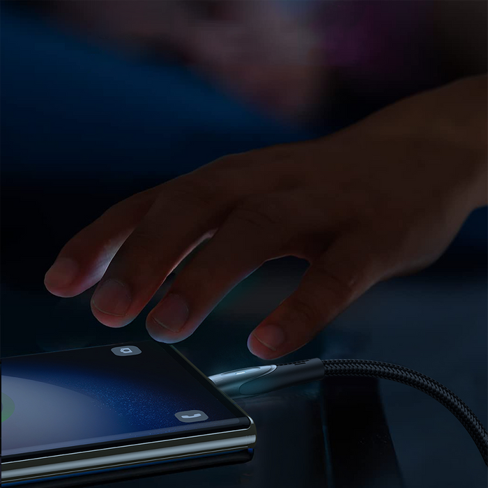 Joyroom Star-Light Series SA27-CC5 USB-C / USB-C-Kabel 100 W 2 m – schwarz