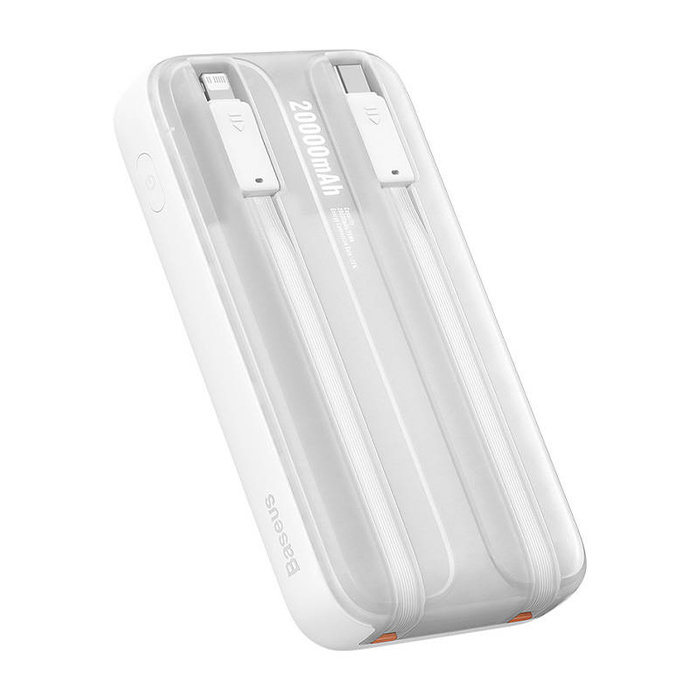 Powerbank Baseus Comet 20000mAh, USB do USB-C, 22.5W (white)