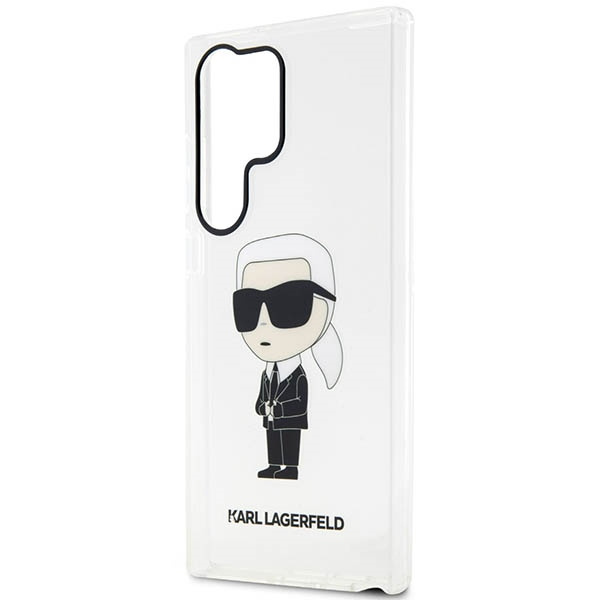 Case Karl Lagerfeld Klhcs23lhniktct S23 Ultra S918 Transparent Hardcase Ikonik Karl Lagerfeld Case