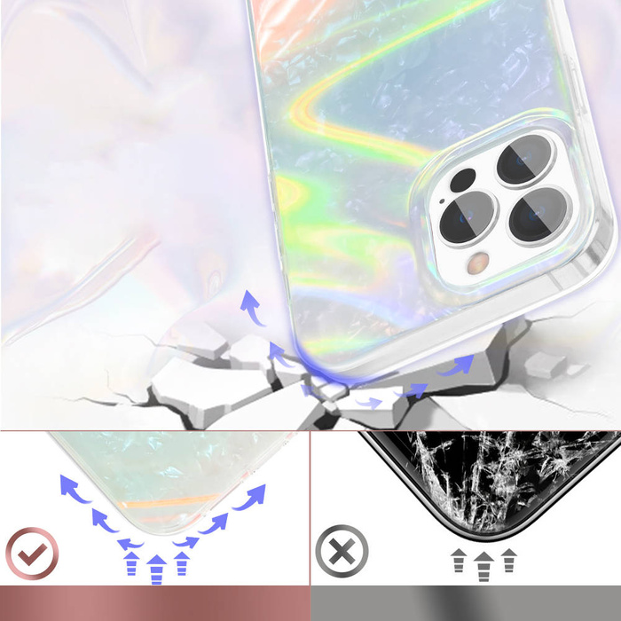 Kingxbar IPhone 13 PRO Shell Series-White