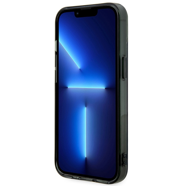 Case BMW BMHMP14SHCRS iPhone 14 6.1" transparent hardcase Silver Ring MagSafe