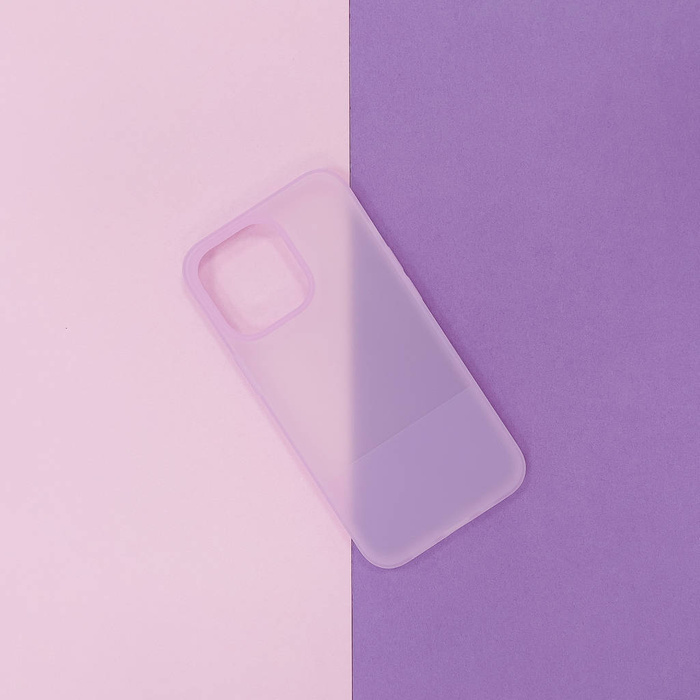 Kingxbar Plain Series case for iPhone 13 Pro silicone cover pink