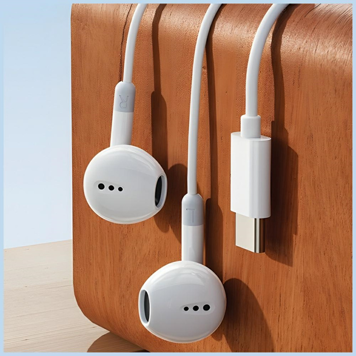 AWEI słuchawki stereo PC-6T USB-C czarny/black