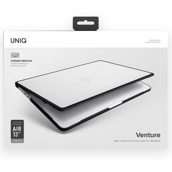 UNIQ case Venture MacBook Air 13" (2018- 2022) black/midnight black
