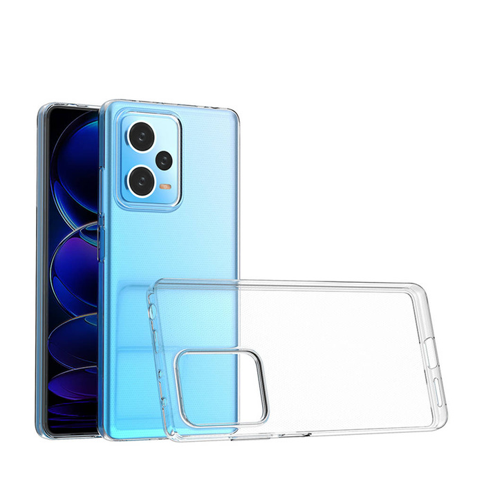 Custodia Ultra Clear da 0,5 mm per Xiaomi Redmi Note 12 Pro+ cover sottile trasparente
