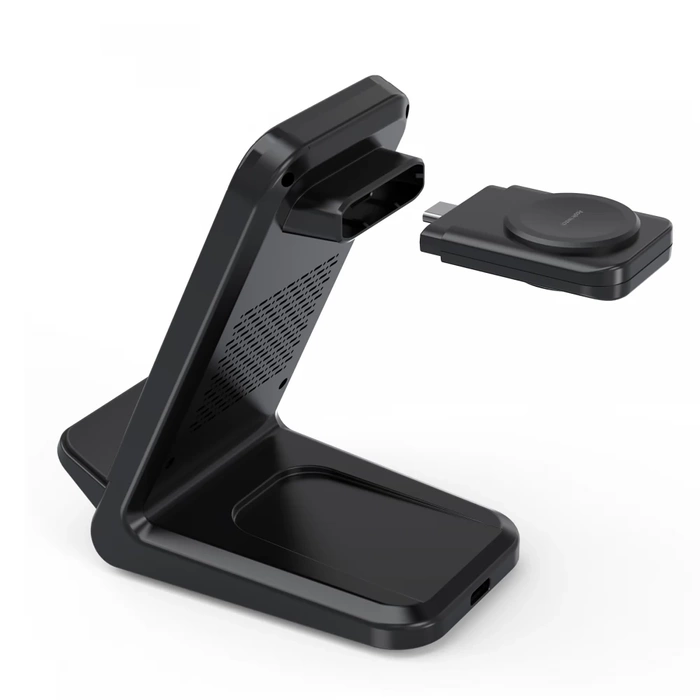 Choetech T608 Station de recharge à induction 15W 4en1 - noir