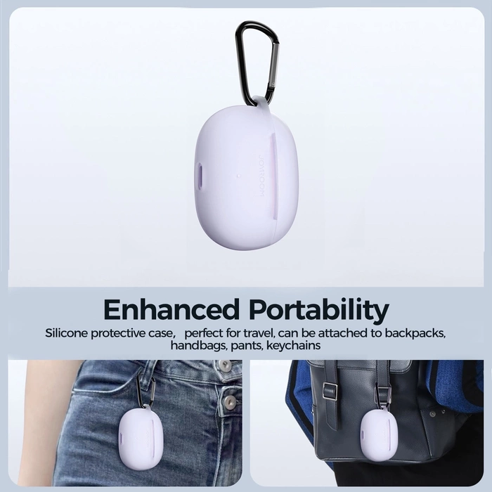 TWS Joyroom Funpods Series JR-FB3 Bluetooth 5.3 wireless headphones - purple