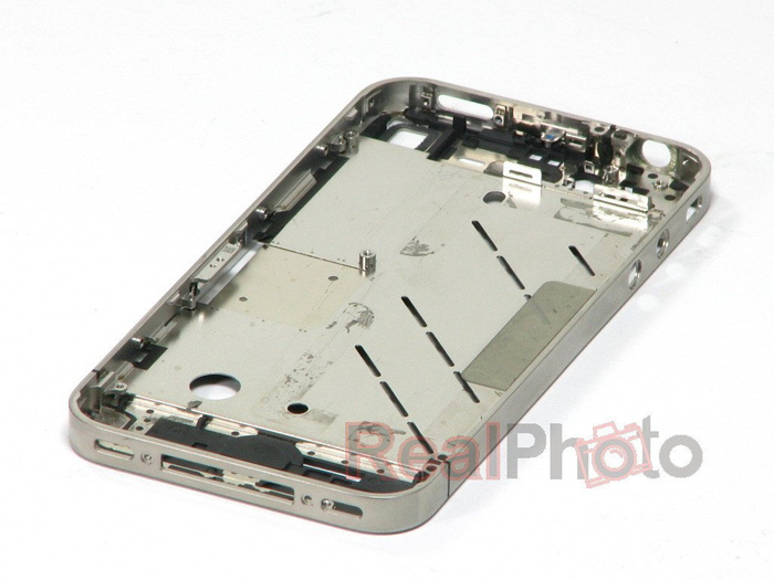 Echtes iPhone 4 Weißes Gehäuse Flip Cover