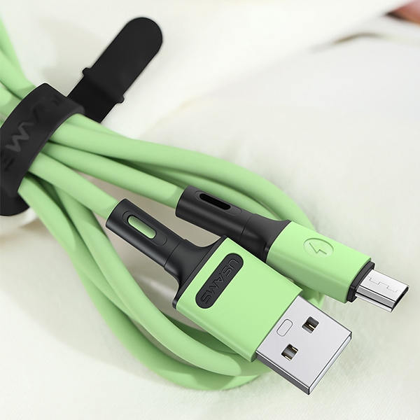 Câble USAMS MicroUSB Fast Charge 1m Vert